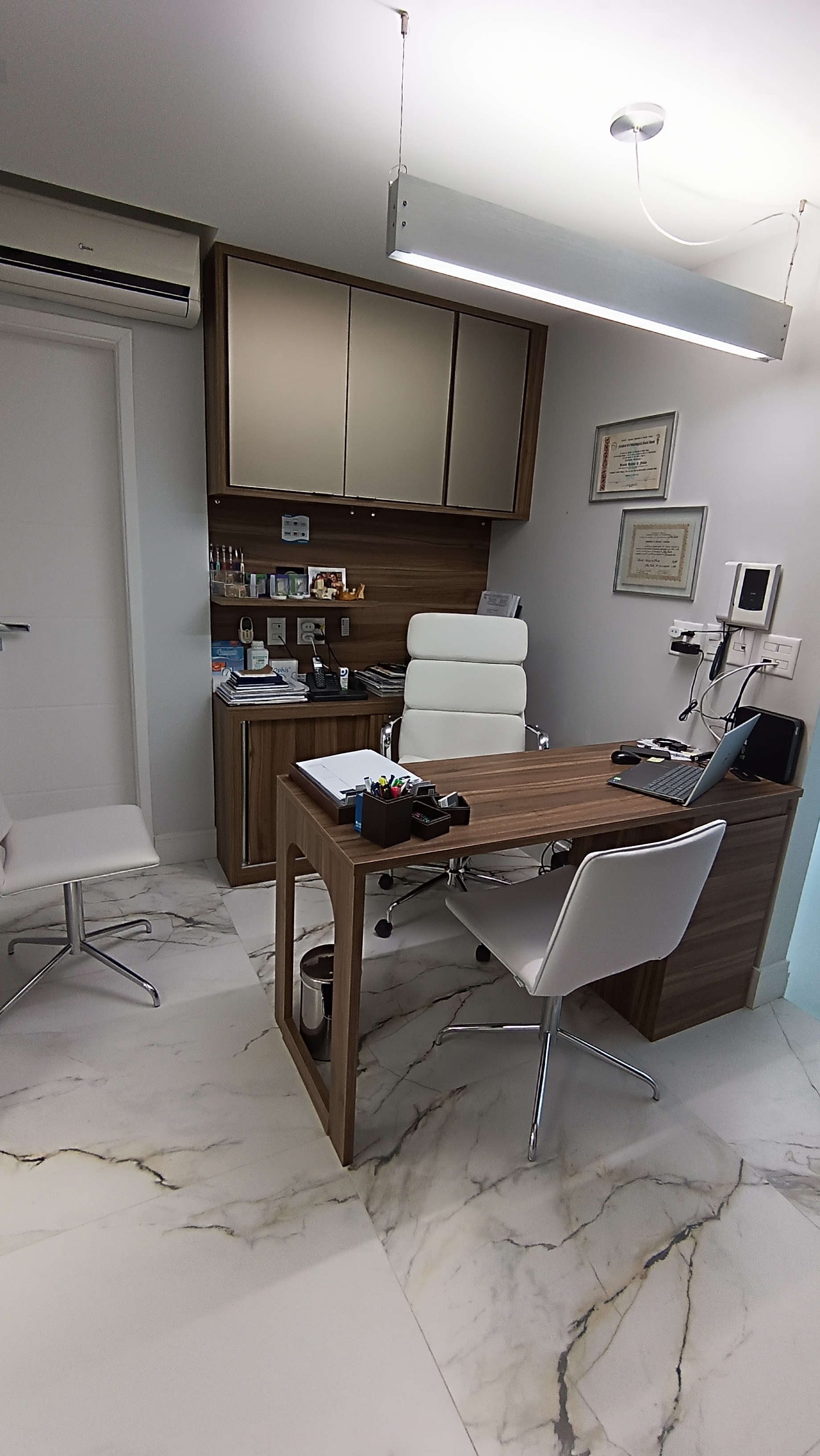 Sala de atendimento do Ateliê da Odontologia